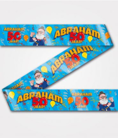Party Tape - Abraham 50 jaar  cartoon | Afzetlint