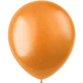 Ballons Radiant Marigold Orange Metallic 33cm - 50 Stück |.