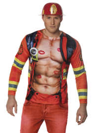 3D shirts brandweer man