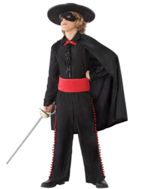 Zorro kostuum jongens | luxe blind bandieten pak