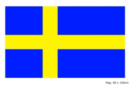Vlag Zweden 90x150