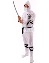Ninja kostuum wit
