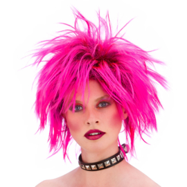 Punk pruik pink | Rave pruiken