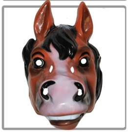 Masker plastic paard