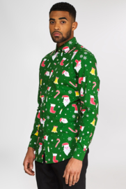 Christmas santaboss overhemd | Opposuits