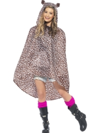 Party poncho luipaard