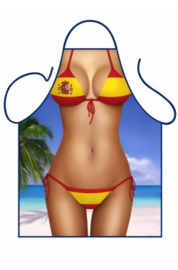 Schort Spaanse bikini dame