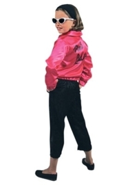 Pink lady jasje | kinderen grease jasje