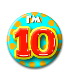 Button 10 jaar