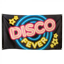 Polyester vlag 'Disco fever' (90 x 150 cm)