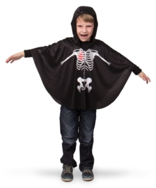 Cape skelet kinderen | halloween kostuum