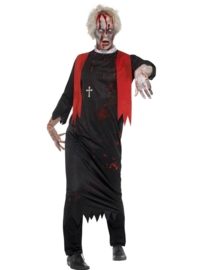 Zombie priester kostuum