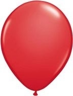 Kwaliteitsballon standaard - rood - 100 stuks