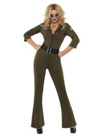 Top Gun Fliegerin Damen Kostüm
