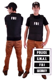 SWAT-Weste deluxe 4 in 1 | FBI | Polizei | Sicherheit