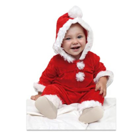 Weihnachtliches Baby-Outfit (67-79cm)