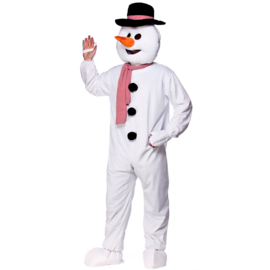 Sneeuwpop kostuum mascotte | sneeuwman promo outfit