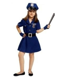 Politie Meisje Kostuum - Maat 10-12 jaar