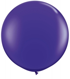 Luftballon 90cm lila qualatex