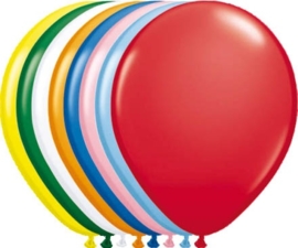 Kwaliteitsballon metallic assortie