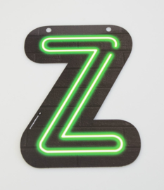 Neon letter Z