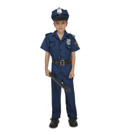 Politie kostuum jongen