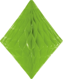 Honeycomb diamant lime groen