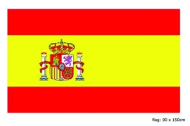 Vlag Spanje 90x150