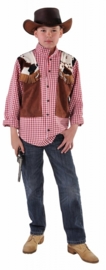 Cowboy set kinderen | Western shirt en gilet