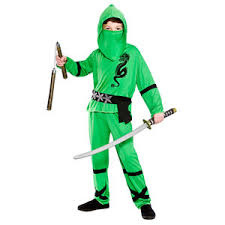 Power ninja kostuum groen