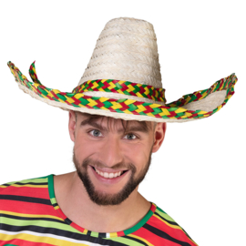 Sombrero Fiesta naturel | Mexicaanse hoed
