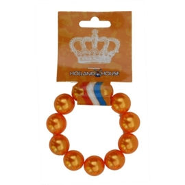Orangefarbenes Armband | Unterstützung der Niederlande | Ornament zum Tag der Könige