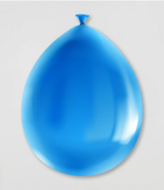 Party Ballonnen - Blauw metallic | 8 stuks