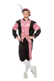 Piet Kostüm pansamt rosa schwarz