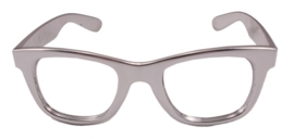 Moderne bril Zilver