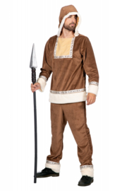 Eskimo kostuum bruin | luxe lapland outfit