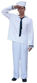 Matroos wit | navy kostuum