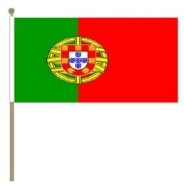 Flagge schwenken Portugal