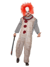 Vintage clown horror kostuum