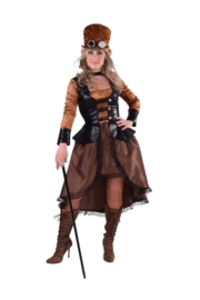 Steampunk Charlie jurk | Stoomtijdperk kostuum