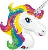 Folieballon rainbow unicorn SuperShape