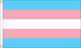 Transgender Vlag groot 150x240cm