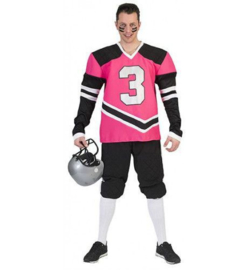 American Football kostuum Pink