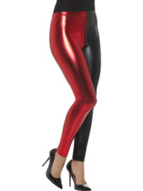 Harlequin Cosplay legging rood zwart
