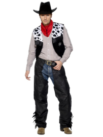 Cowboy kostuum leatherlook