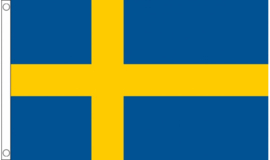 Mega Vlag Zweden 150x240 | Zweedse vlaggen