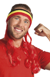 Belgie haarband met rood haar
