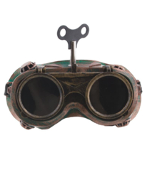 Steampunk Brille | Fliegerbrille Dampfzeitalter