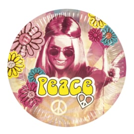 60's peace bordjes