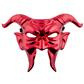 Rote Teufelsmaske mit Hörnern